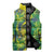 Hawaii Summer Tropical Leaves Sleeveless Puffer Jacket - Polynesian Pride