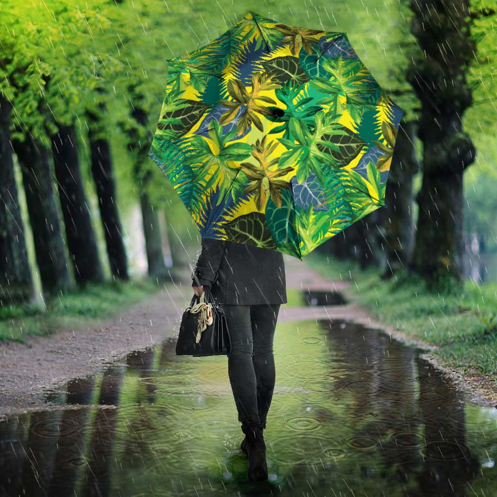 Hawaii Summer Tropical Leaves Umbrella - Polynesian Pride