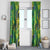 Hawaii Summer Tropical Leaves Window Curtain - Polynesian Pride