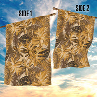 Hawaii Gold Tropical Leaves Garden Flag LT01 - Polynesian Pride