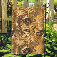 Hawaii Gold Tropical Leaves Garden Flag LT01 Garden Flag Gold - Polynesian Pride