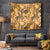 Hawaii Gold Tropical Leaves Tapestry - Polynesian Pride