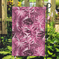 Hawaii Pink Tropical Leaves Garden Flag LT01 Garden Flag Pink - Polynesian Pride