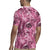 Hawaii Pink Tropical Leaves Rugby Jersey - Polynesian Pride