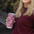 Hawaii Pink Tropical Leaves Tumbler Cup - Polynesian Pride