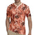 Hawaii Red Brown Tropical Leaves Rugby Jersey - Polynesian Pride
