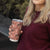 Hawaii Red Brown Tropical Leaves Tumbler Cup - Polynesian Pride