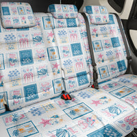 Hawaii Coastal Summer Postcard Back Car Seat Cover LT01 - Polynesian Pride