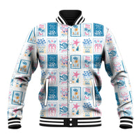 Hawaii Coastal Summer Postcard Baseball Jacket LT01 Unisex Multicolor - Polynesian Pride