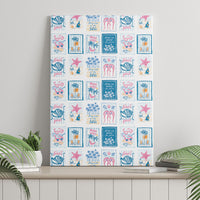 Hawaii Coastal Summer Postcard Canvas Wall Art LT01 - Polynesian Pride