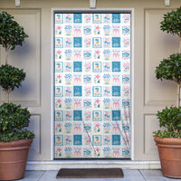 Hawaii Coastal Summer Postcard Door Cover LT01 Multicolor - Polynesian Pride
