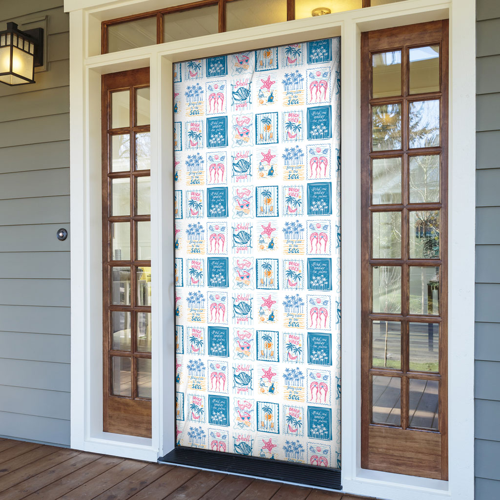 Hawaii Coastal Summer Postcard Door Cover LT01 - Polynesian Pride