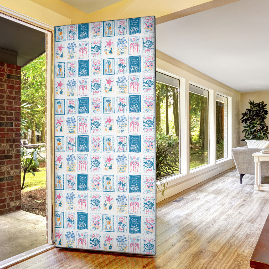 Hawaii Coastal Summer Postcard Door Cover LT01 - Polynesian Pride