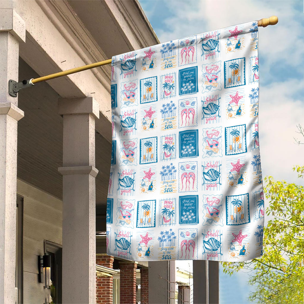 Hawaii Coastal Summer Postcard Garden Flag LT01 House Flag Multicolor - Polynesian Pride