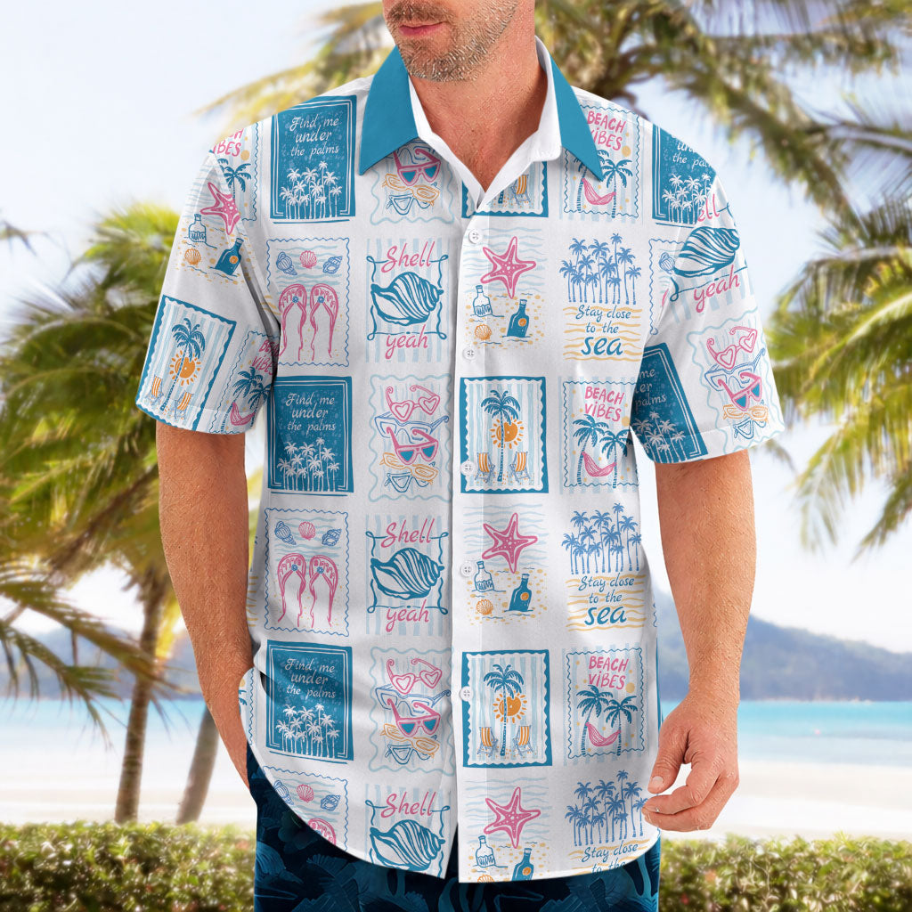 Hawaii Coastal Summer Postcard Hawaiian Shirt LT01 - Polynesian Pride