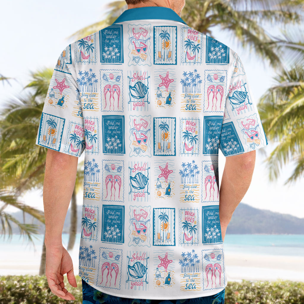 Hawaii Coastal Summer Postcard Hawaiian Shirt LT01 - Polynesian Pride