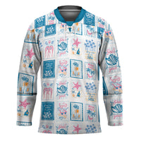 Hawaii Coastal Summer Postcard Hockey Jersey LT01 Unisex Multicolor - Polynesian Pride