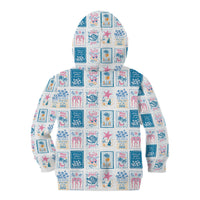 Hawaii Coastal Summer Postcard Kid Hoodie LT01 - Polynesian Pride