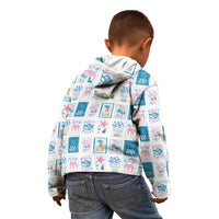 Hawaii Coastal Summer Postcard Kid Hoodie LT01 - Polynesian Pride