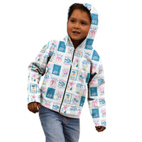 Hawaii Coastal Summer Postcard Kid Hoodie LT01 - Polynesian Pride