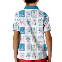 Hawaii Coastal Summer Postcard Kid Polo Shirt LT01 - Polynesian Pride