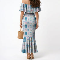 Hawaii Coastal Summer Postcard Mermaid Dress LT01 - Polynesian Pride