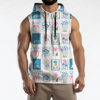 Hawaii Coastal Summer Postcard Sleeveless Hoodie LT01 - Polynesian Pride