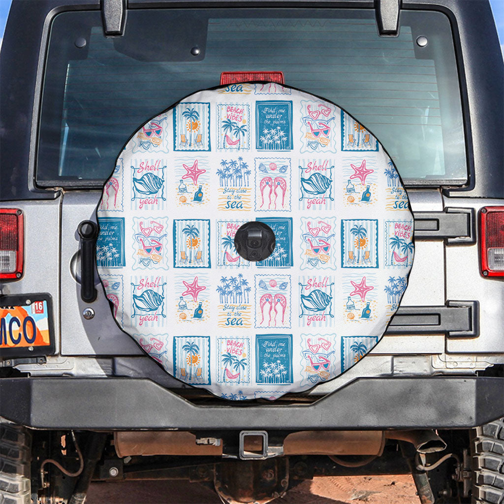 Hawaii Coastal Summer Postcard Spare Tire Cover LT01 Multicolor - Polynesian Pride