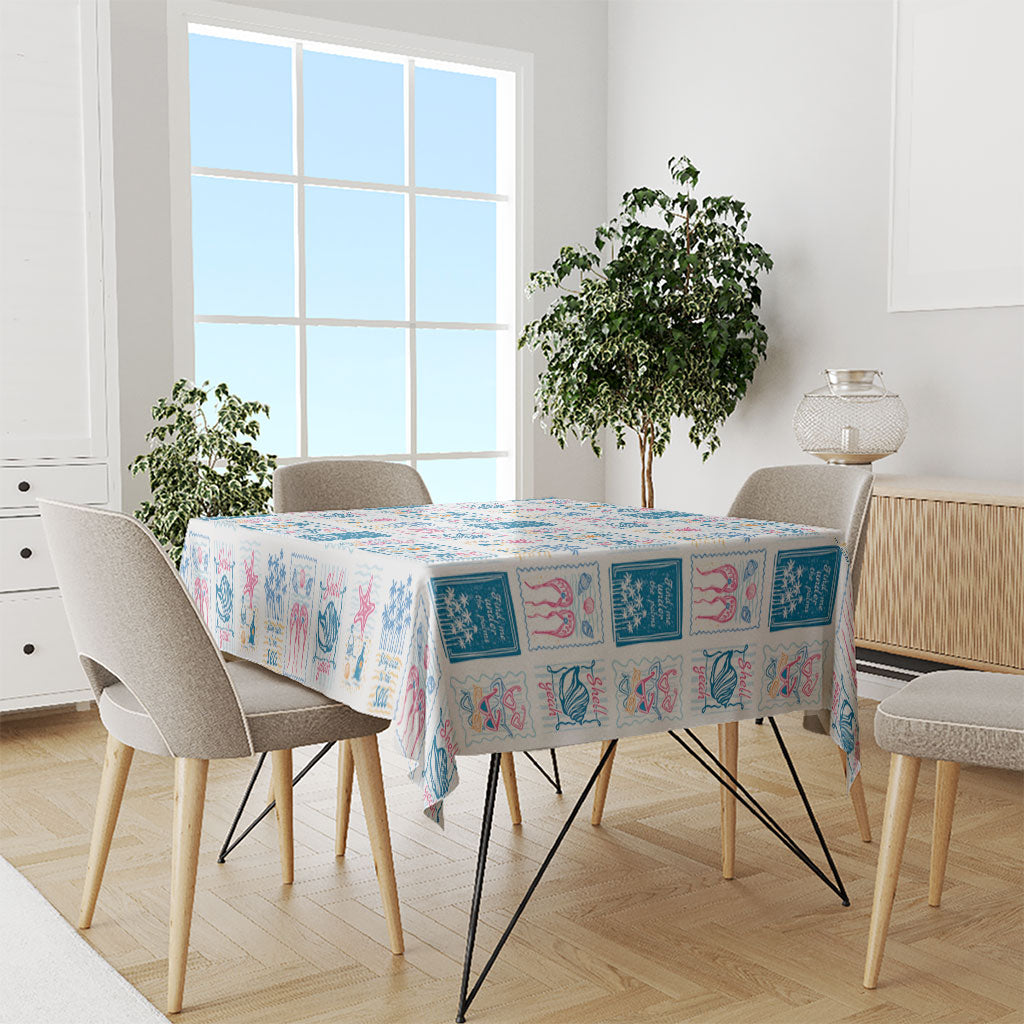 Hawaii Coastal Summer Postcard Tablecloth LT01 - Polynesian Pride