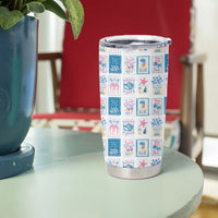 Hawaii Coastal Summer Postcard Tumbler Cup LT01 - Polynesian Pride