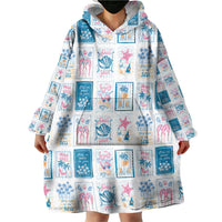Hawaii Coastal Summer Postcard Wearable Blanket Hoodie LT01 - Polynesian Pride