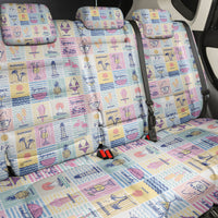 Aloha Summer Posters Grunge Textures Back Car Seat Cover LT01 - Polynesian Pride