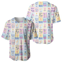Aloha Summer Posters Grunge Textures Baseball Jersey LT01 - Polynesian Pride