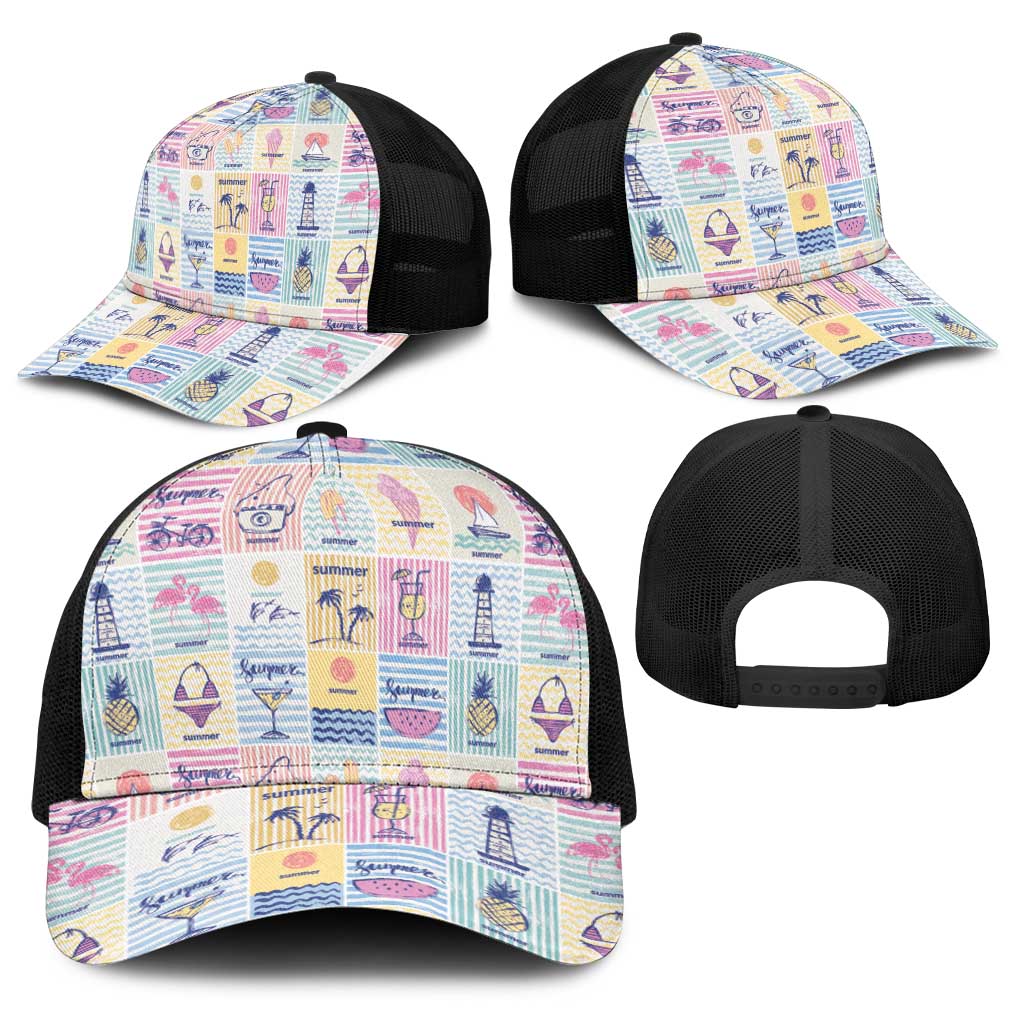 Aloha Summer Posters Grunge Textures Baseball Net Cap LT01 - Polynesian Pride
