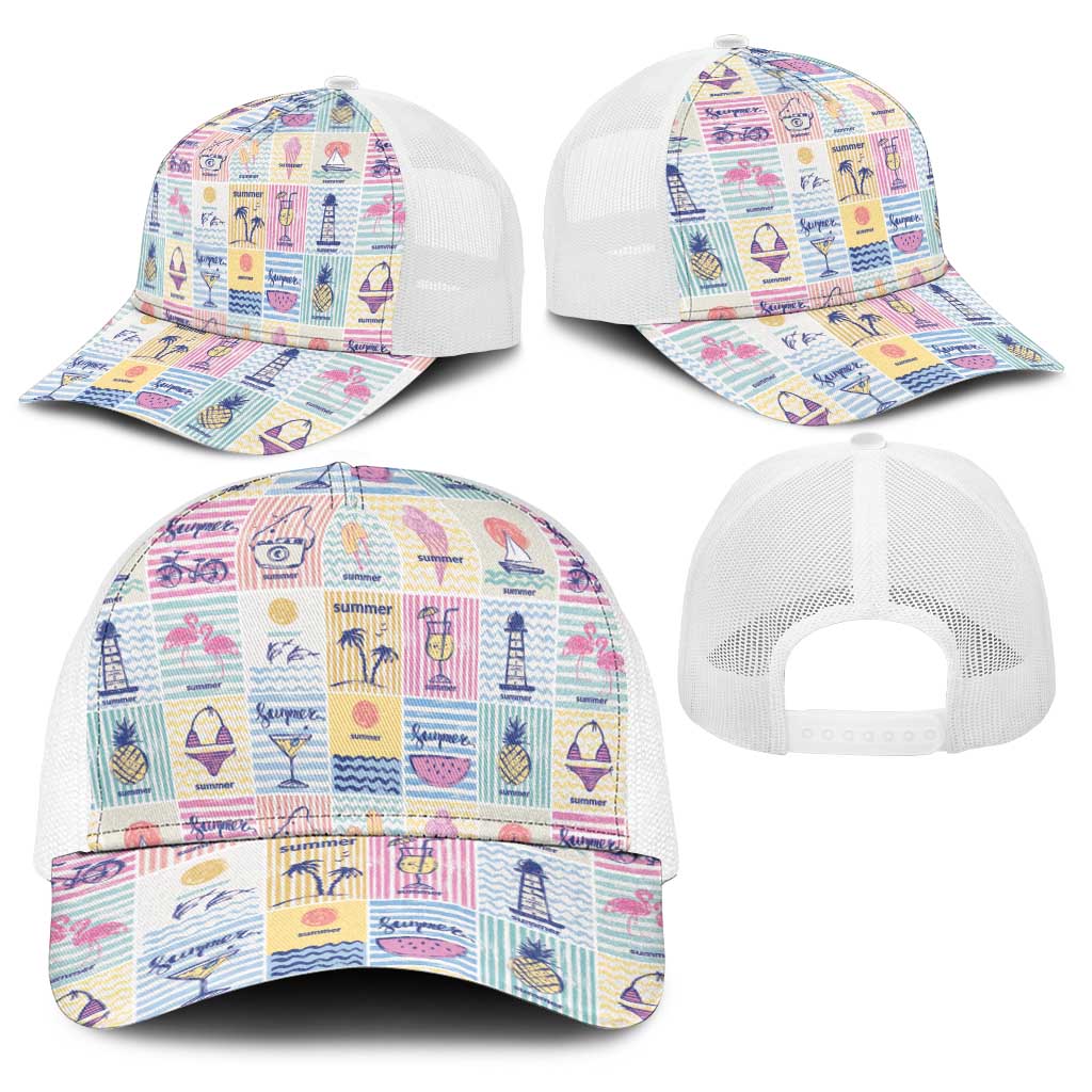 Aloha Summer Posters Grunge Textures Baseball Net Cap LT01 - Polynesian Pride
