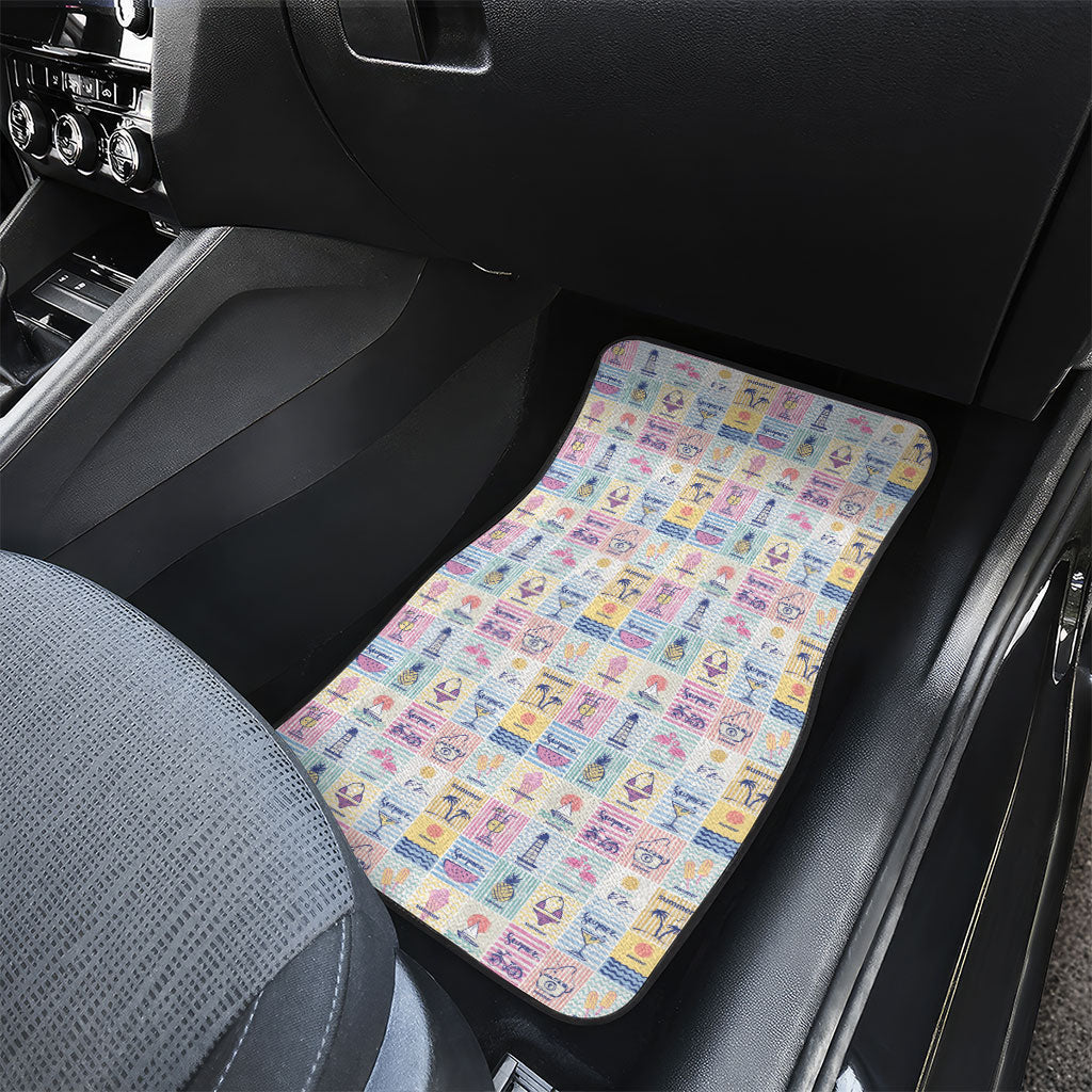 Aloha Summer Posters Grunge Textures Car Mats LT01 - Polynesian Pride