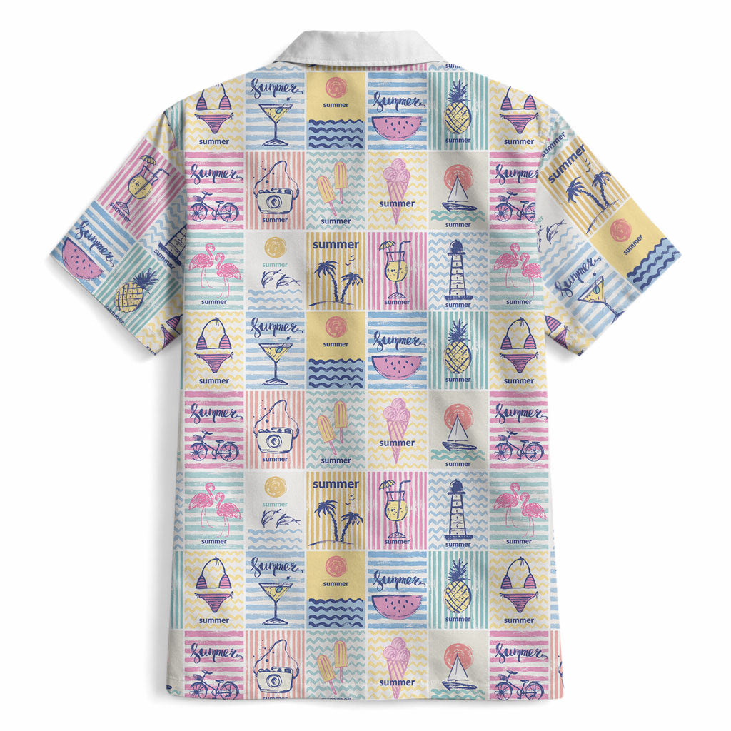 Aloha Summer Posters Grunge Textures Hawaiian Shirt LT01 - Polynesian Pride