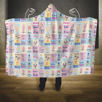 Aloha Summer Posters Grunge Textures Hooded Blanket LT01 - Polynesian Pride