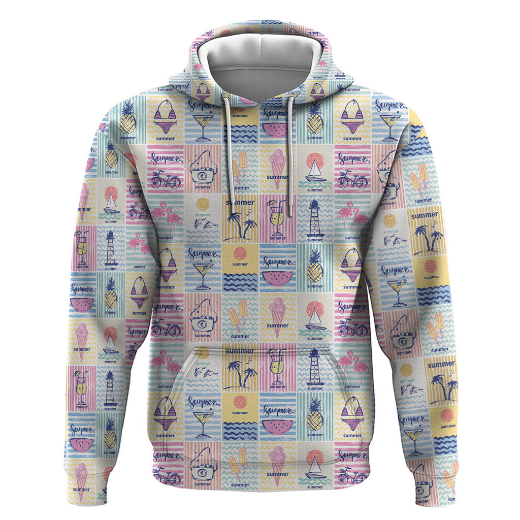 Aloha Summer Posters Grunge Textures Hoodie LT01 Pullover Hoodie Multicolor - Polynesian Pride