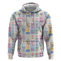 Aloha Summer Posters Grunge Textures Hoodie LT01 Zip Hoodie Multicolor - Polynesian Pride