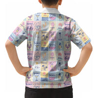 Aloha Summer Posters Grunge Textures Kid Hawaiian Shirt LT01 - Polynesian Pride