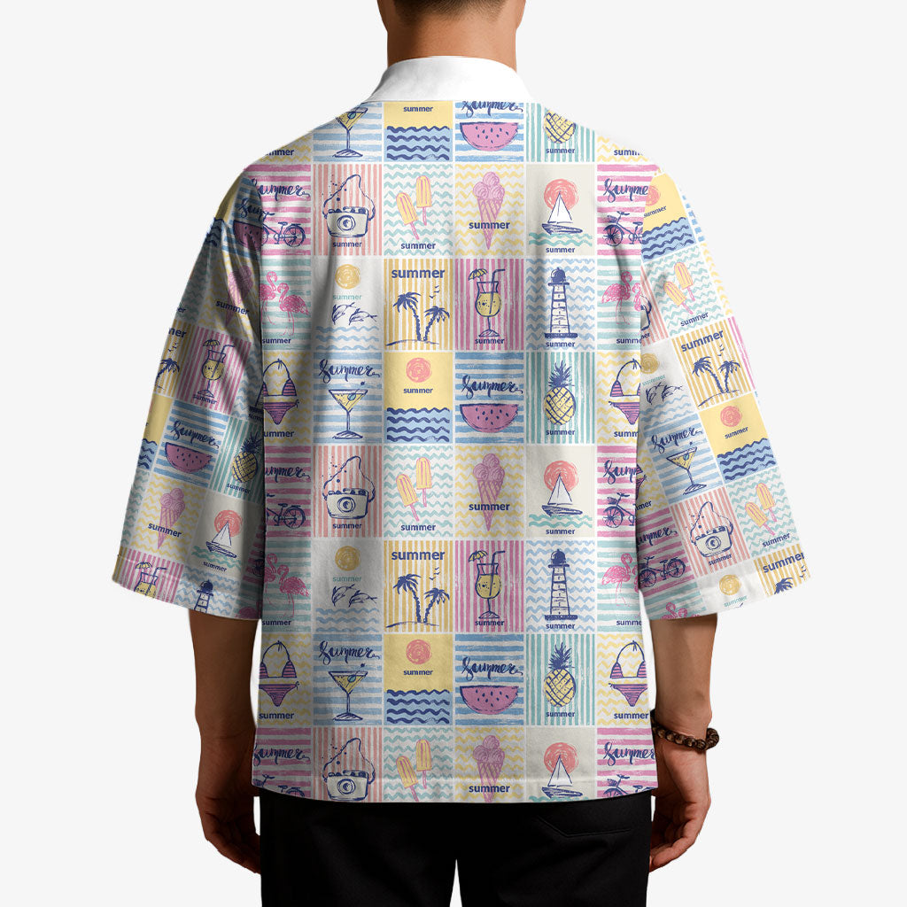 Aloha Summer Posters Grunge Textures Kimono LT01 - Polynesian Pride