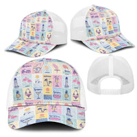 Aloha Summer Posters Grunge Textures Mesh Trucker Cap LT01 - Polynesian Pride