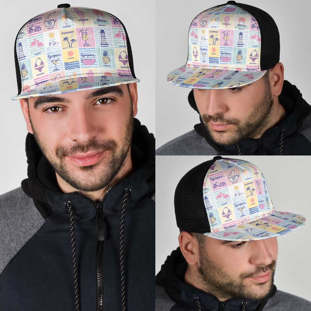 Aloha Summer Posters Grunge Textures Mesh Trucker Cap LT01 - Polynesian Pride
