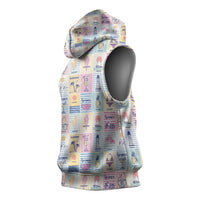 Aloha Summer Posters Grunge Textures Sleeveless Hoodie LT01 - Polynesian Pride