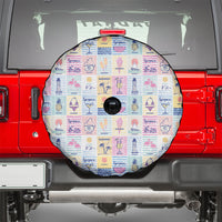 Aloha Summer Posters Grunge Textures Spare Tire Cover LT01 - Polynesian Pride