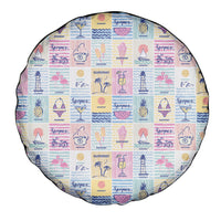 Aloha Summer Posters Grunge Textures Spare Tire Cover LT01 - Polynesian Pride