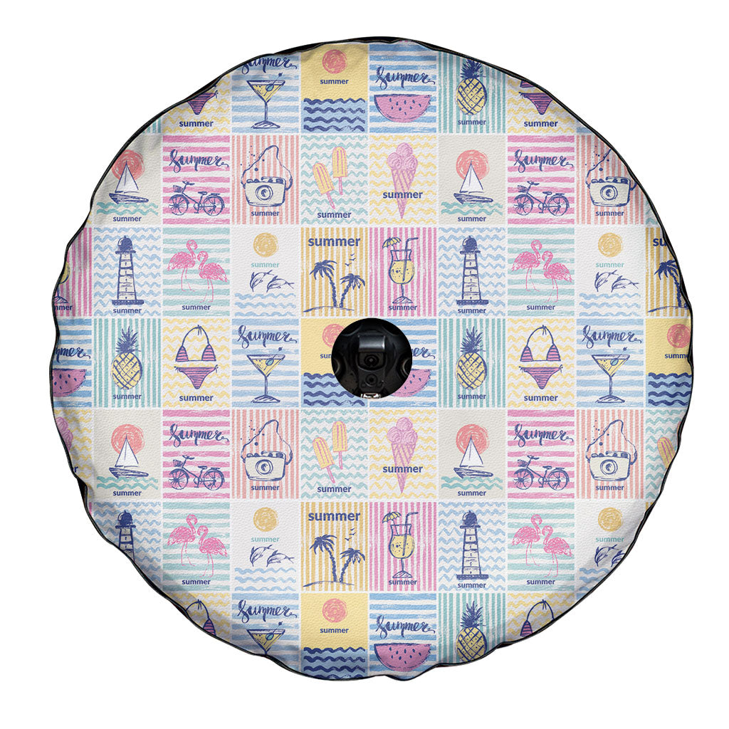 Aloha Summer Posters Grunge Textures Spare Tire Cover LT01 - Polynesian Pride