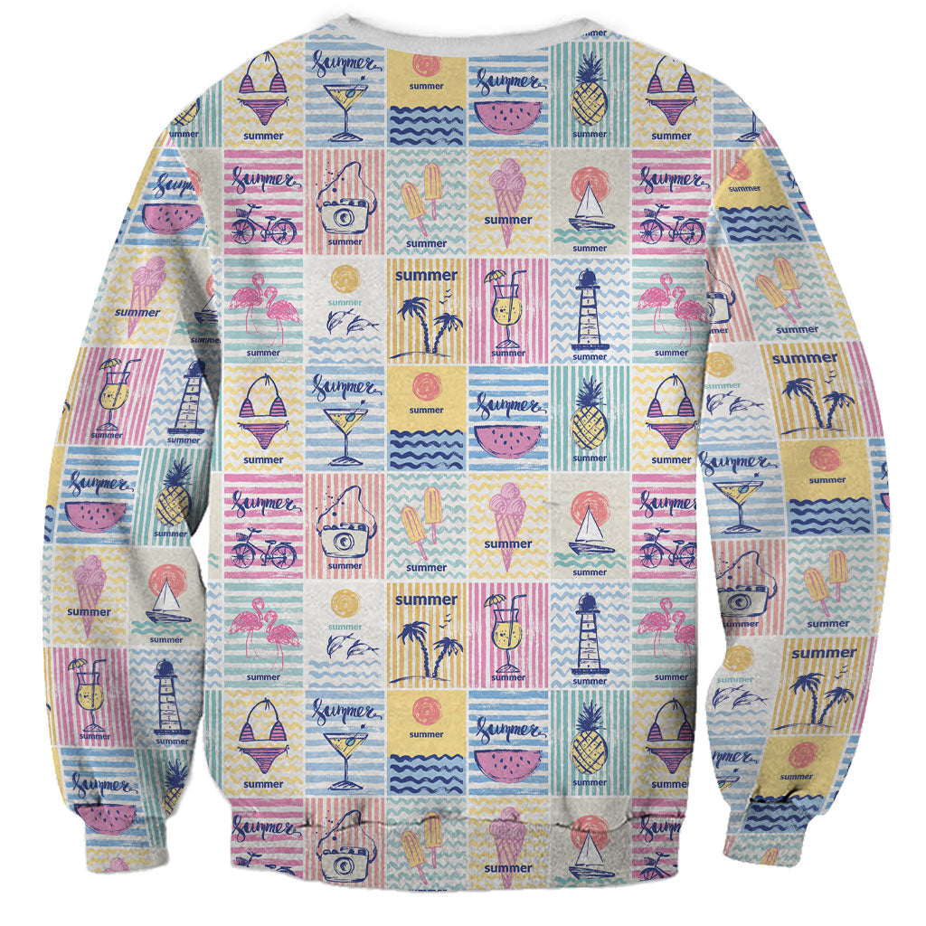 Aloha Summer Posters Grunge Textures Sweatshirt LT01 - Polynesian Pride