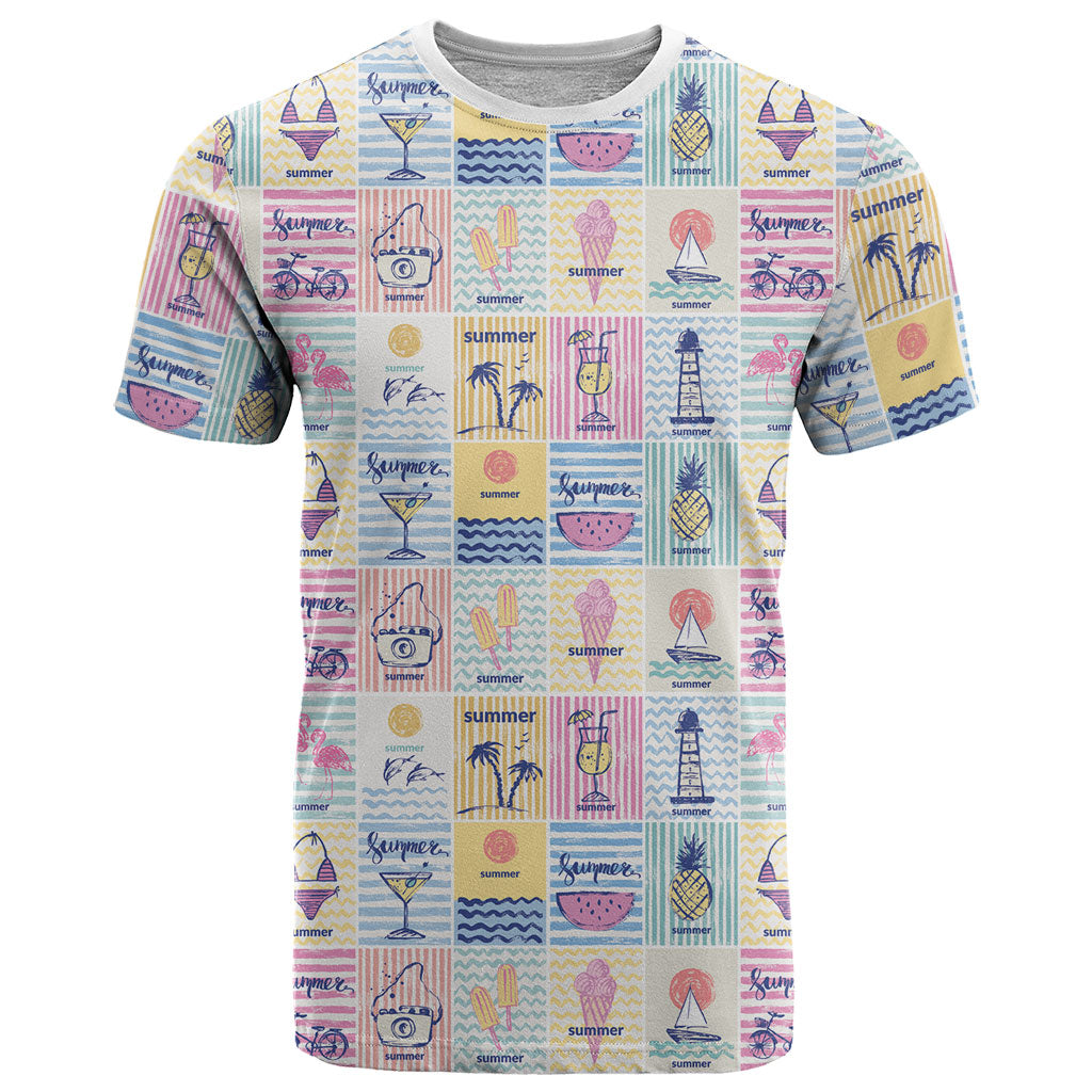 Aloha Summer Posters Grunge Textures T Shirt LT01 Multicolor - Polynesian Pride